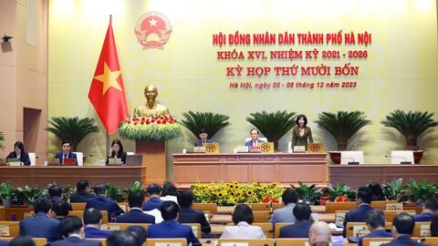 Trục sông Hồng xác định là không gian cảnh quan xanh của đô thị Hà Nội