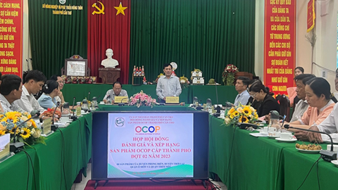 TP Cần Thơ có thêm 8 sản phẩm được xếp hạng sản phẩm OCOP 4 sao 
