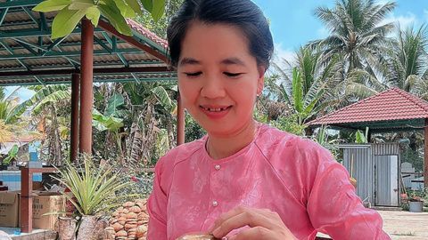 Độc đáo cà phê dừa 