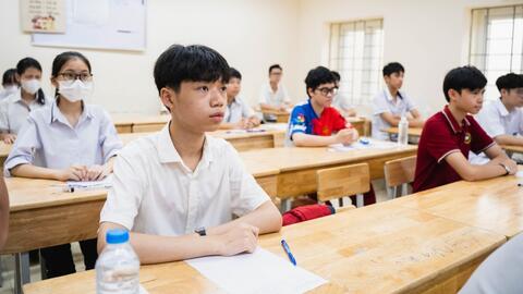 Học sinh có 2 phương thức dự tuyển vào lớp 10 tư thục