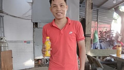 May mắn trúng giải thưởng tiền mặt sau khi xé nhãn nước tăng lực Number 1