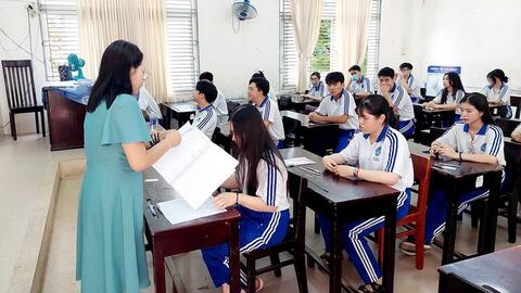 Hơn 20.000 học sinh An Giang thi thử Kỳ thi tốt nghiệp THPT năm 2025