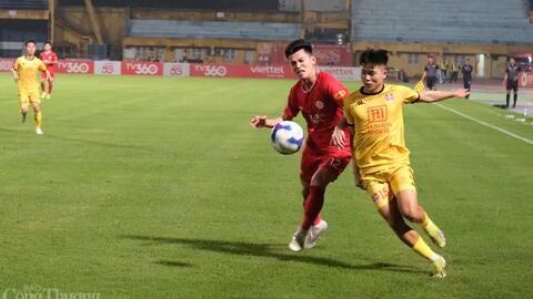 HLV Thể Công nhận lỗi sau trận hòa với Hải Phòng