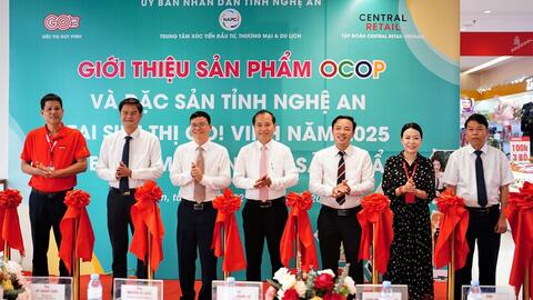 Nghệ An đẩy mạnh quảng bá sản phẩm OCOP và đặc sản địa phương