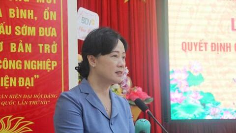 Đảng ủy Khối Doanh nghiệp Nghệ An công bố quyết định về công tác cán bộ