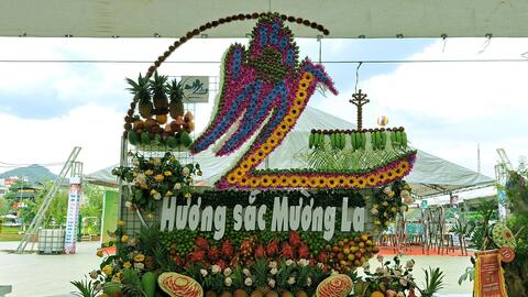 Chiêm ngưỡng những tác phẩm độc đáo từ trái cây ở Sơn La