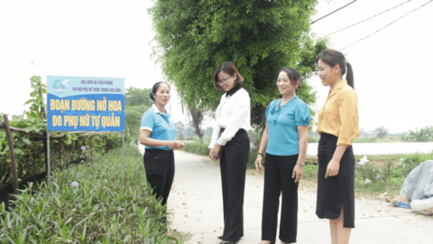 Công đoàn cơ quan Dân Đảng huyện Mê Linh tích cực tham gia xây dựng nông thôn mới