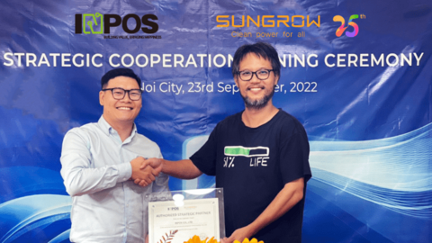 INPOS trở thành đối tác chiến lược của SUNGROW tại Việt Nam