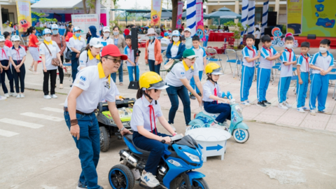 Hơn 650 học sinh, phụ huynh, giáo viên tỉnh Quảng Ngãi tham dự Ngày hội An toàn giao thông