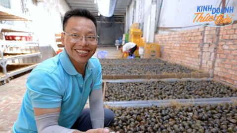 Doanh thu hàng trăm triệu/tháng nhờ tìm ra cách "ru ngủ” các chú ốc lác gác bếp nổi tiếng miền Tây