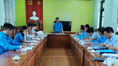 Hội nghị lần thứ hai Ban Chấp hành Liên đoàn Lao động huyện Thạch Thất khóa XI