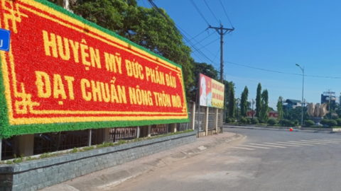 Đô thị Mỹ Đức đổi thay sau 15 năm sáp nhập Thủ đô