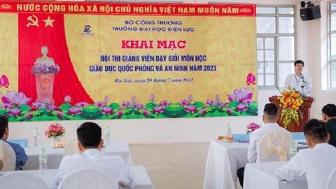 Trường Đại học Điện lực tổ chức thành công Hội thi Giảng viên dạy giỏi
