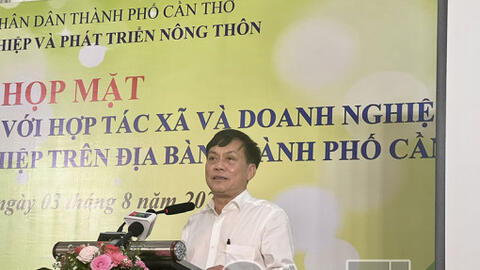 Họp mặt lãnh đạo UBND thành phố với hợp tác xã và doanh nghiệp lĩnh vực nông nghiệp 