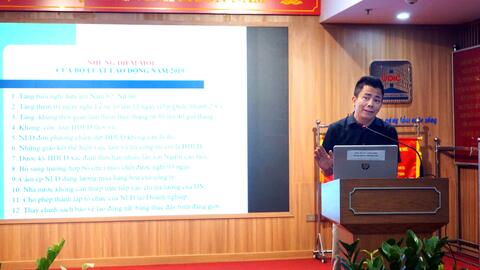 Công đoàn Tổng Công ty Đầu tư phát triển hạ tầng đô thị tập huấn nghiệp vụ cho cán bộ Công đoàn