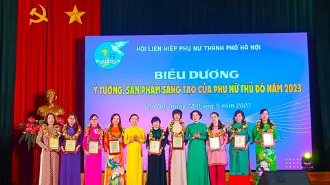 Ngày hội Phụ nữ Thủ đô khởi nghiệp sáng tạo năm 2023