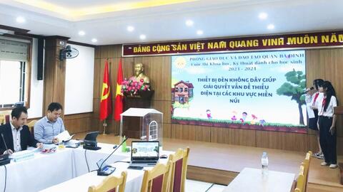Hà Nội chọn 4 đề tài tham dự Cuộc thi Khoa học kỹ thuật cấp quốc gia dành cho học sinh trung học