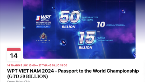 Dừng tổ chức giải Poker nếu chưa đúng quy trình