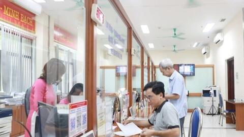 Sở Y tế Hà Nội triển khai thanh toán không dùng tiền mặt tại bộ phận "Một cửa"