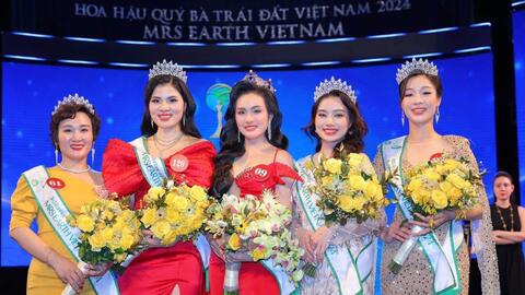 Người đẹp Hà thành đăng quang Mrs Earth Việt Nam 2024