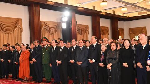 Xúc động chứng kiến phút truy điệu Tổng Bí thư Nguyễn Phú Trọng