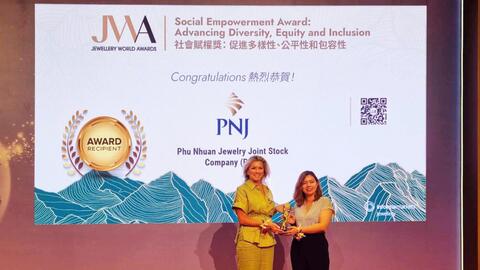 Lần đầu tiên PNJ được vinh danh tại JWA 2024