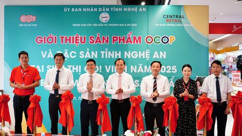 Nghệ An đẩy mạnh quảng bá sản phẩm OCOP và đặc sản địa phương