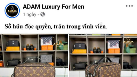 Trang Facebook ADAM Luxury For Men bán hàng giả, né kiểm tra