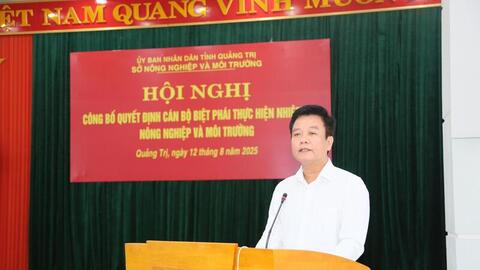 Quảng Trị: Đưa cán bộ nông nghiệp và môi trường hỗ trợ địa phương