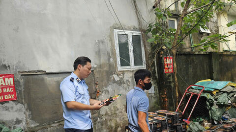 Phát hiện hộ kinh doanh hơn 1,6 tấn lạp xưởng không rõ nguồn gốc