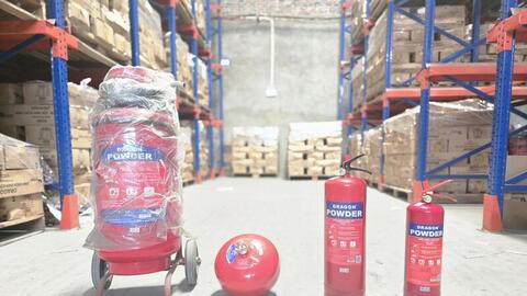 Lật tẩy đường dây sản xuất bình chữa cháy giả nhãn hiệu Dragon