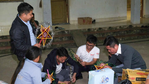 Yêu thương gửi tới trường bán trú nơi biên cương