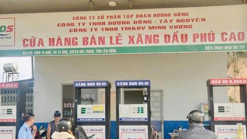 Lâm Đồng: Xử lý nghiêm cửa hàng xăng, dầu bán hạn chế