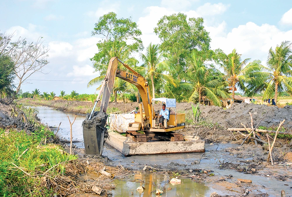 Nguồn nước ngọt vùng ĐBSCL trong tháng 3 dự báo ở mức khá 