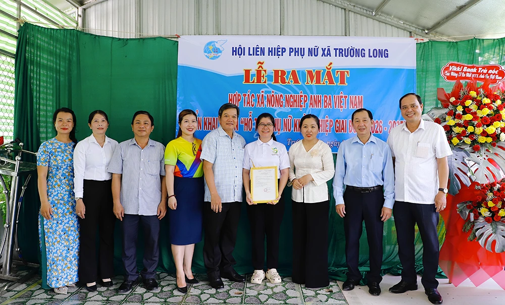 Xã Trường Long ra mắt hợp tác xã nông nghiệp 