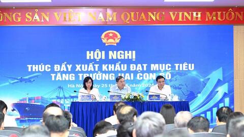 Hội nghị thúc đẩy xuất khẩu đạt mục tiêu tăng trưởng 2 con số