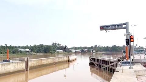 Cống âu Rạch Mọp: “Lá chắn” bảo vệ gần 20.000ha đất nông nghiệp 