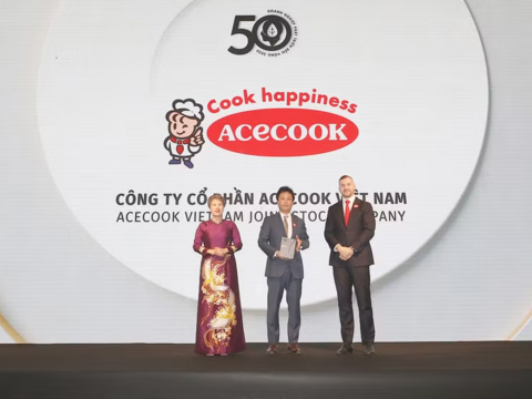 Acecook lọt Top 50 doanh nghiệp Phát triển bền vững