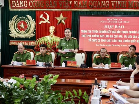 Công an Lai Châu triệt phá đường dây làm gần 10.000 giấy tờ giả