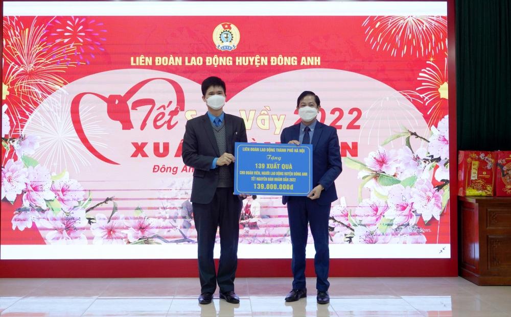 LĐLĐ huyện Đông Anh tổ chức “Tết Sum vầy - Xuân bình an” - 2022