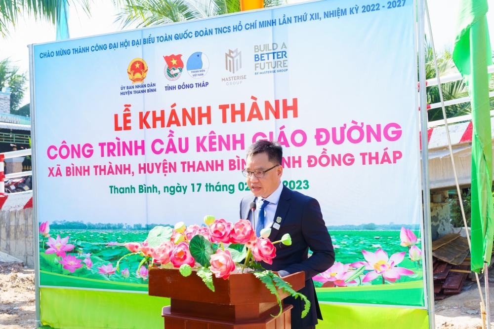 Masterise Group khánh thành câu cầu đầu tiên thuộc chương trình “Build a Better Future” tại tỉnh Đồng Tháp