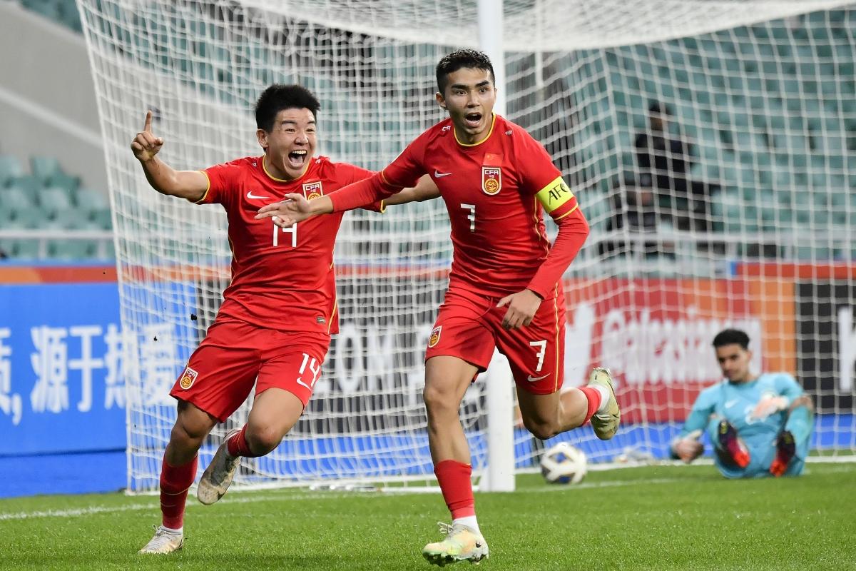 U20 Trung Quốc bất ngờ thắng U20 Saudi Arabia 2-0. (Ảnh: AFC)