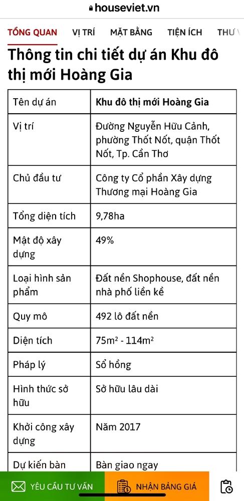 Cần Thơ: Khu đô thị mới Hoàng Gia bán lô nền trái pháp luật?