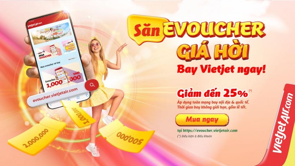 E-Voucher Vietjet, quà tặng hấp dẫn nhất mùa hè