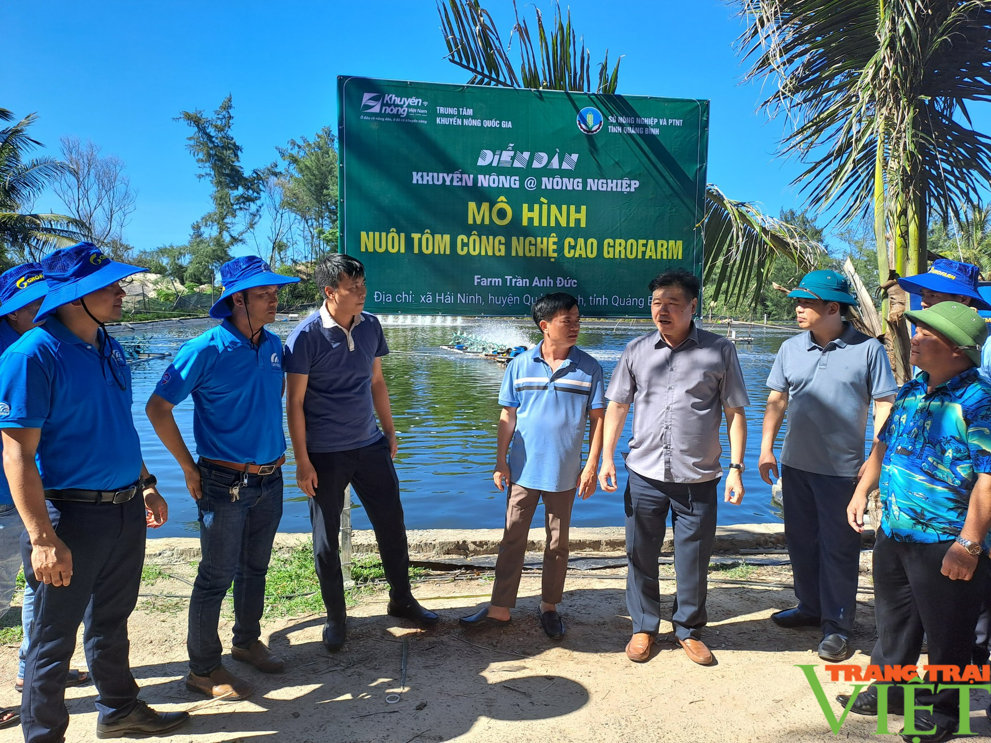 Quảng Bình: Nuôi tôm công nghệ 2 giai đoạn trong ao lót bạt giúp nông dân giảm chi phí, tăng hiệu quả - Ảnh 1.