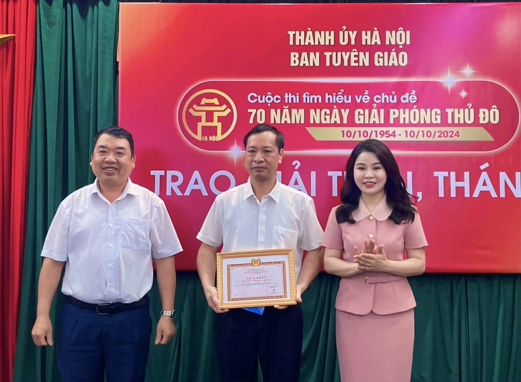 cho huyện Quốc Oai - là đơn vị có số lượng thí sinh tham gia nhiều nhất giai đoạn 1