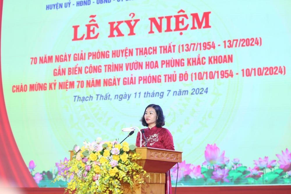 Xây dựng huyện Thạch Thất theo hướng đô thị xanh