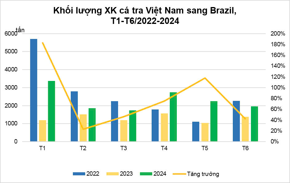 Việt Nam chủ yếu xuất khẩu cá tra phile đông lạnh sang Brazil- Ảnh 1.