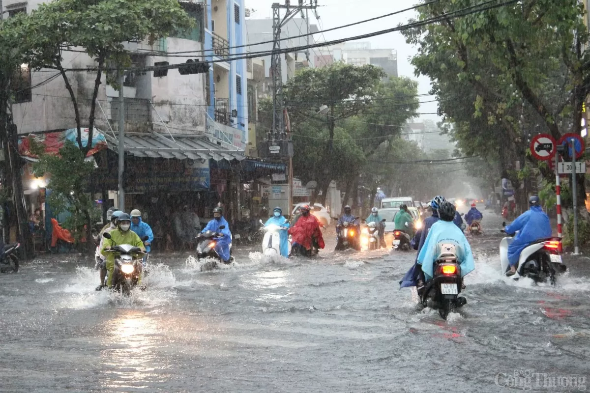 Dự báo mưa lớn tại TP. Đà Nẵng còn kéo dài đến hết trưa 19/9