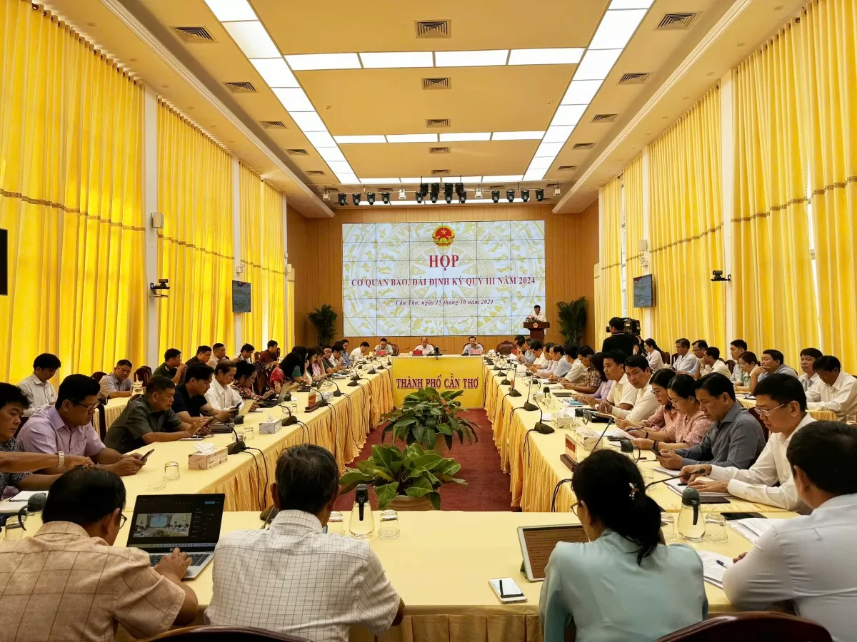 Quang cảnh buổi họp báo. Ảnh Ngân Nga Quang cảnh buổi họp báo. Ảnh Ngân Nga